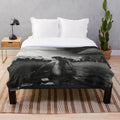 Soft and cozy plush blanket with Monica Naranjo inspired design