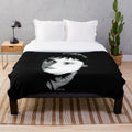 Soft and cozy plush blanket featuring the iconic character Lydia Deetz from the Tim Burton classic Beetlejuice