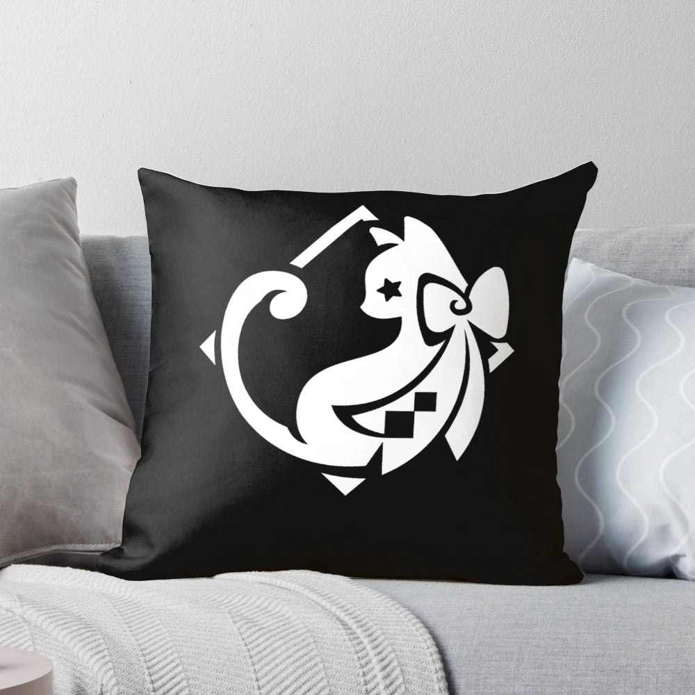 Lynette Constellation Pillow with a space and galaxy design, featuring the Genshin Impact theme