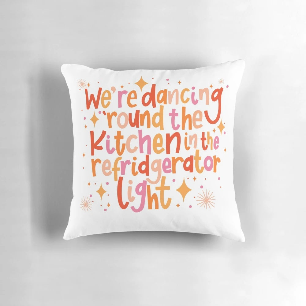 Soft, cozy pillow featuring the lyrics of Taylor Swift's "All Too Well" from her "Red" album.