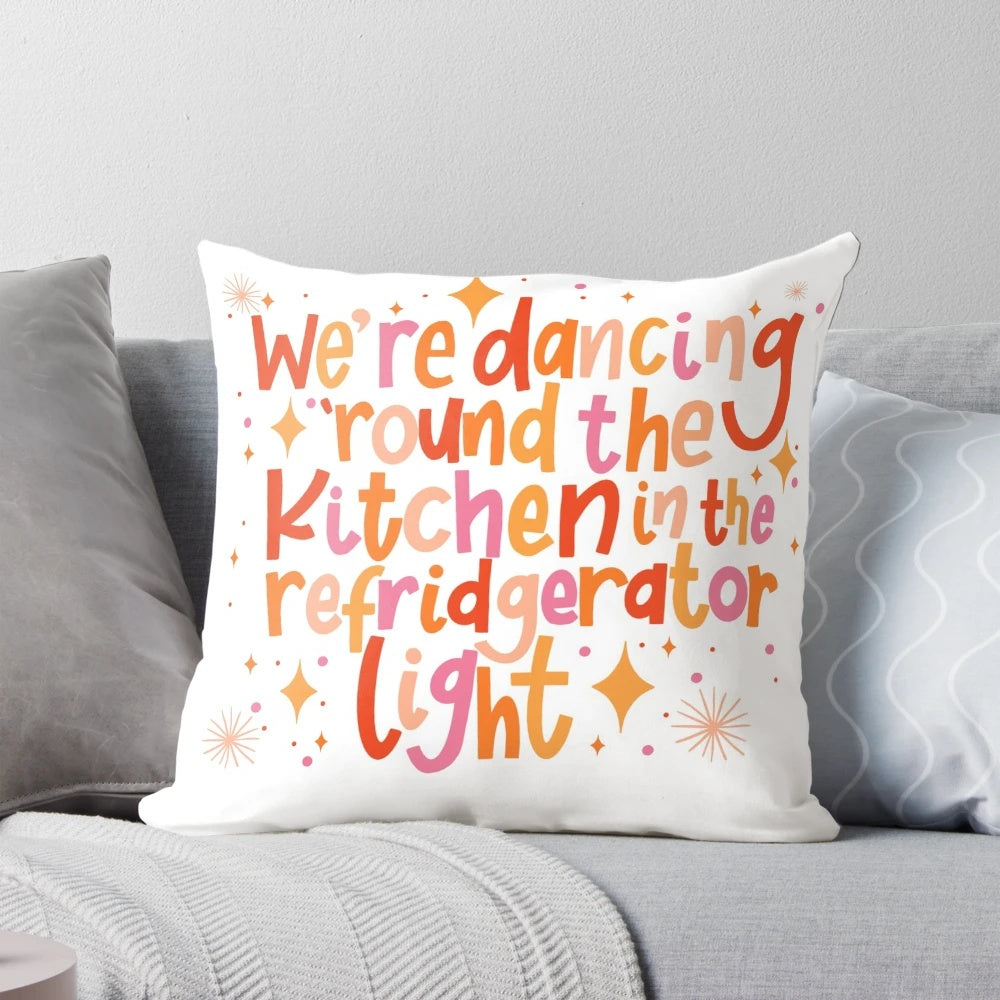 Soft, cozy pillow featuring the lyrics of Taylor Swift's "All Too Well" from her "Red" album.