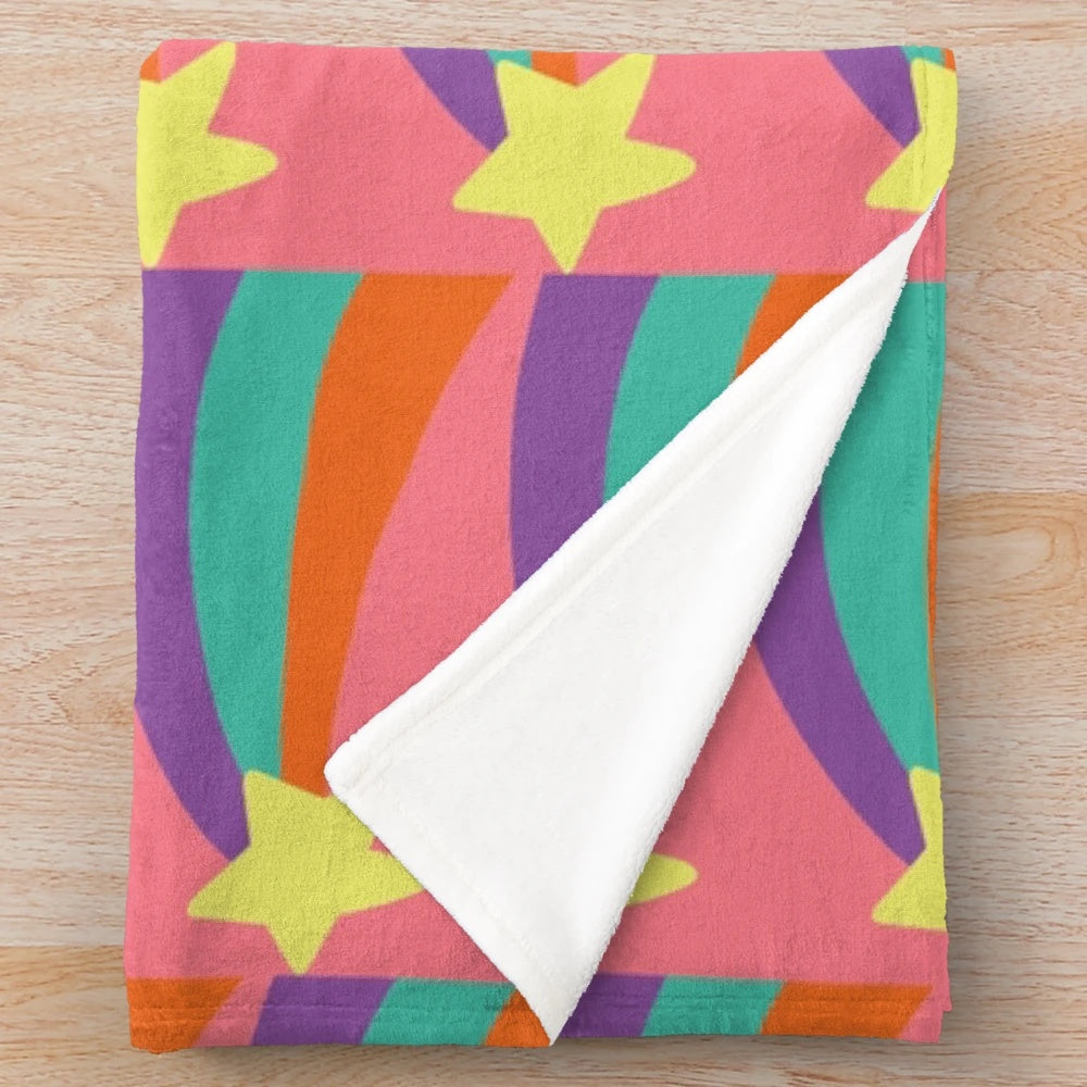 Mabel Pines Inspired Plush Blanket - Gravity Falls Themed Geeky Kids Merchandise