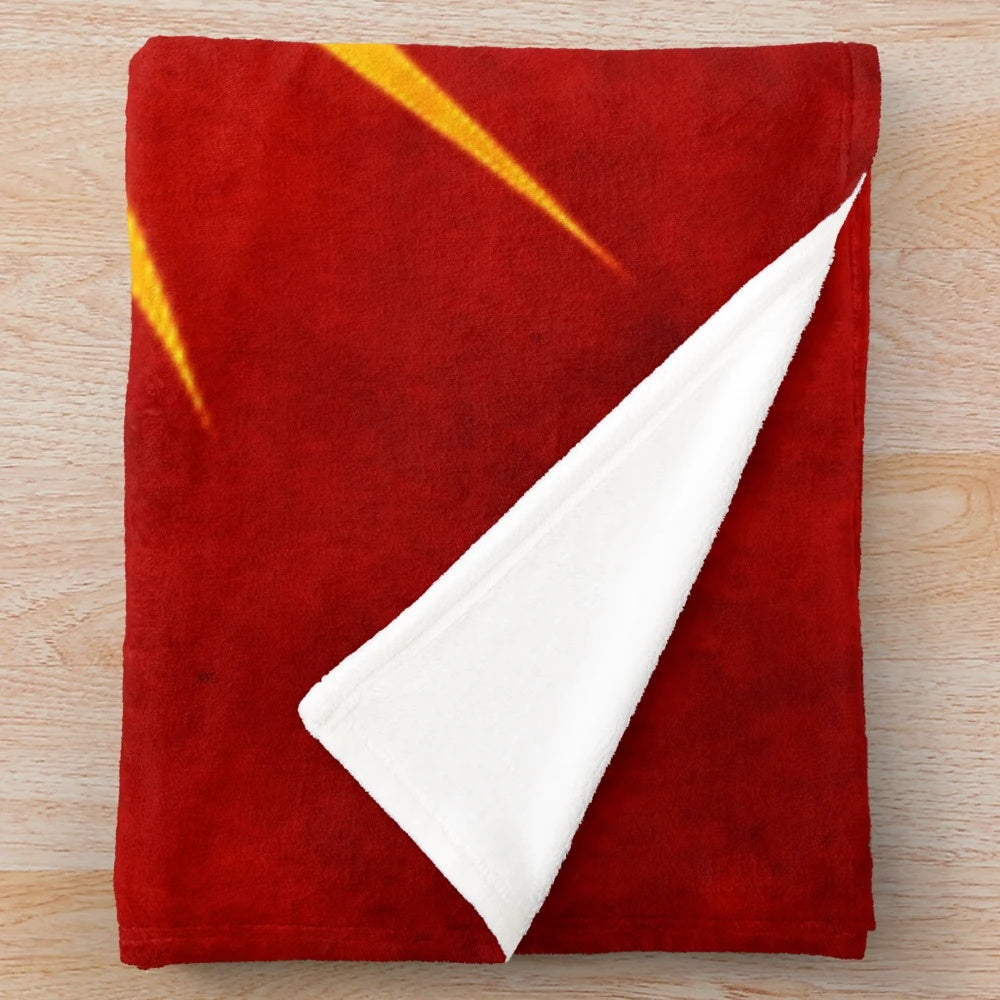 Macedonian Flag Plush Blanket with the National Flag of Macedonia Design