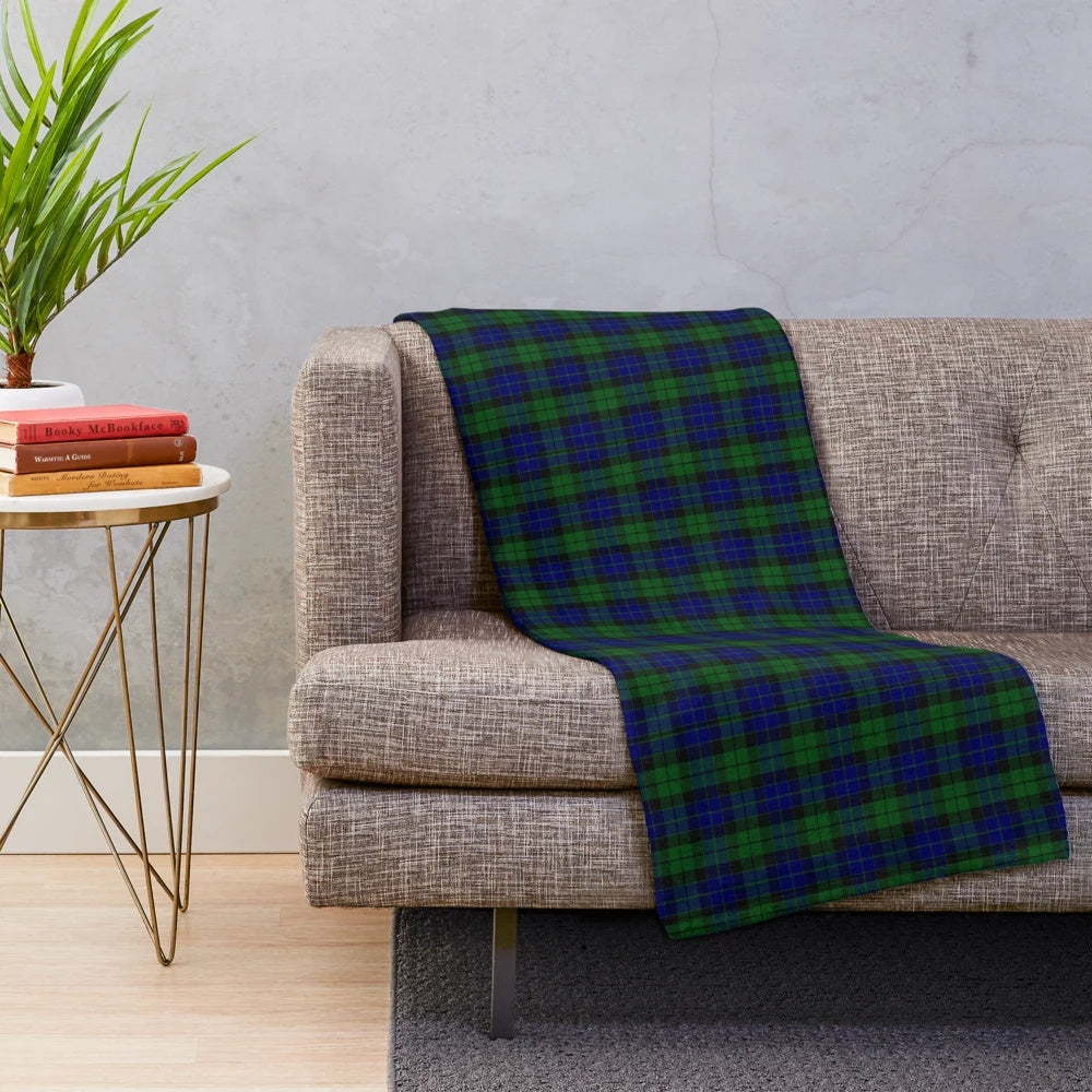 Mackay/Mckay clan tartan inspired plush blanket