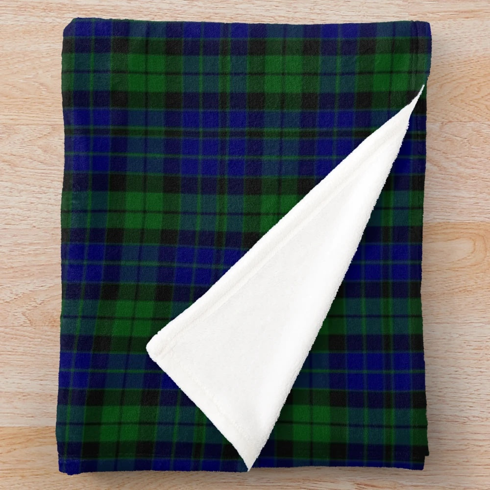 Mackay/Mckay clan tartan inspired plush blanket