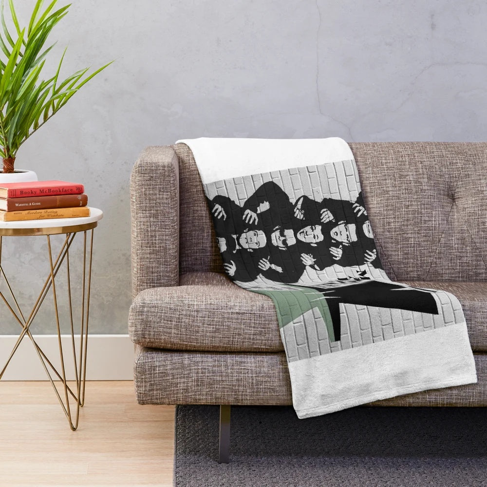 Madness band inspired plush blanket featuring The Nutty Boys