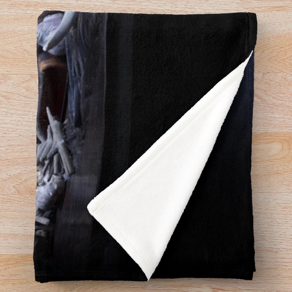 Mads Mikkelsen Inspired Hannibal TV Series Plush Blanket