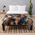 Mads Mikkelsen photo collage plush blanket
