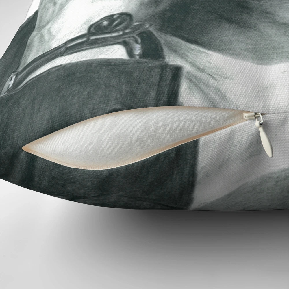 Mads Mikkelsen Inspired Pillow - Hannibal Themed Home Decor