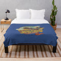 Chitty Chitty Bang Bang inspired plush blanket with fantasy and magical elements