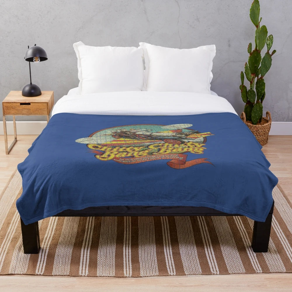 Chitty Chitty Bang Bang inspired plush blanket with fantasy and magical elements