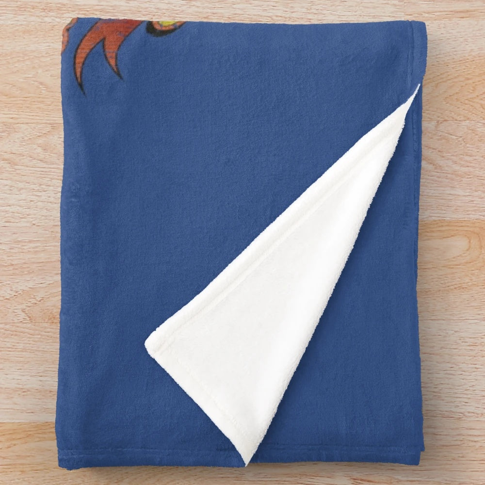 Chitty Chitty Bang Bang inspired plush blanket with fantasy and magical elements
