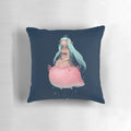 Soft, plush axolotl pillow with a princess crown, stars, and a whimsical, fantasy design.