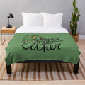 Cozy green dragon plush blanket for fantasy and adventure lovers
