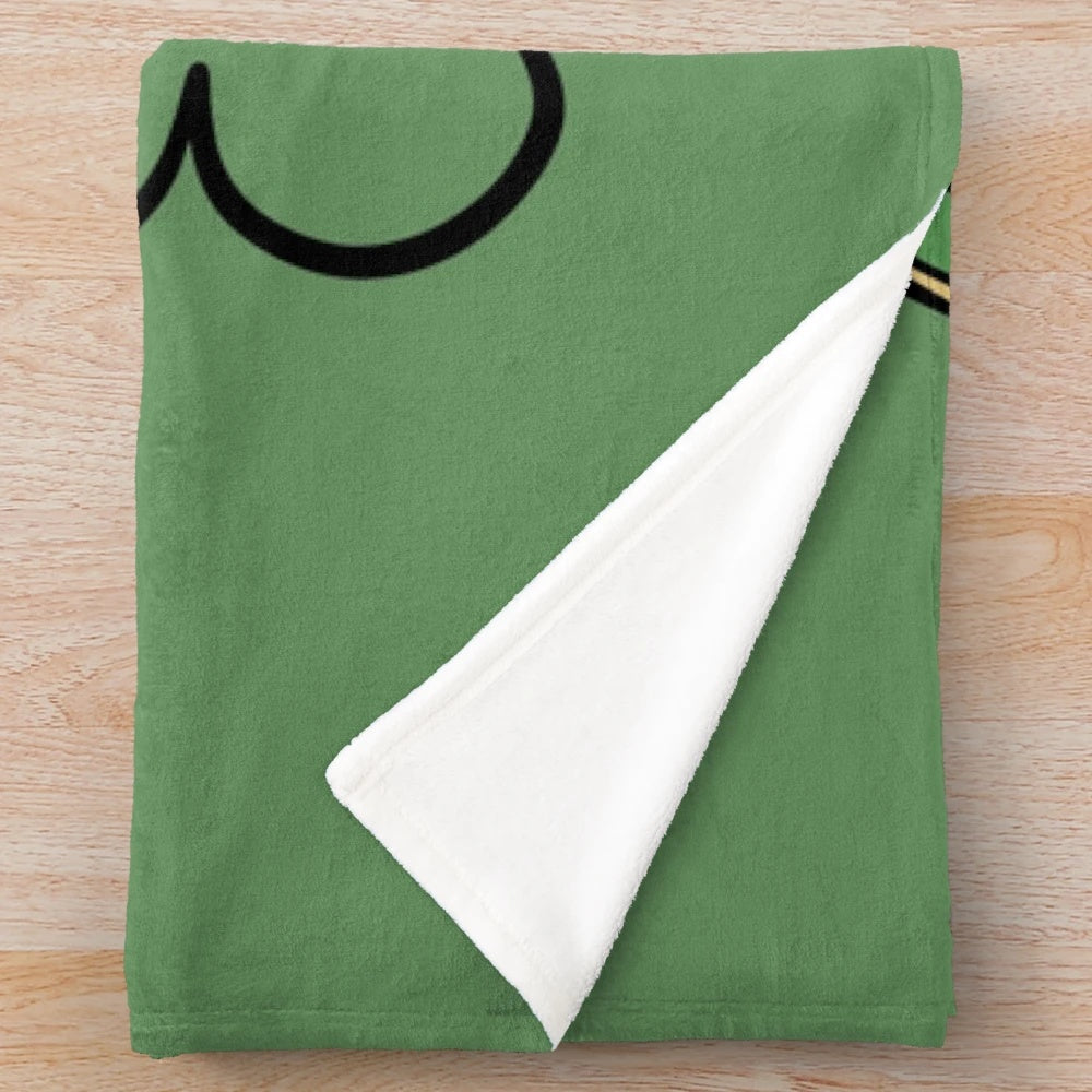 Cozy green dragon plush blanket for fantasy and adventure lovers