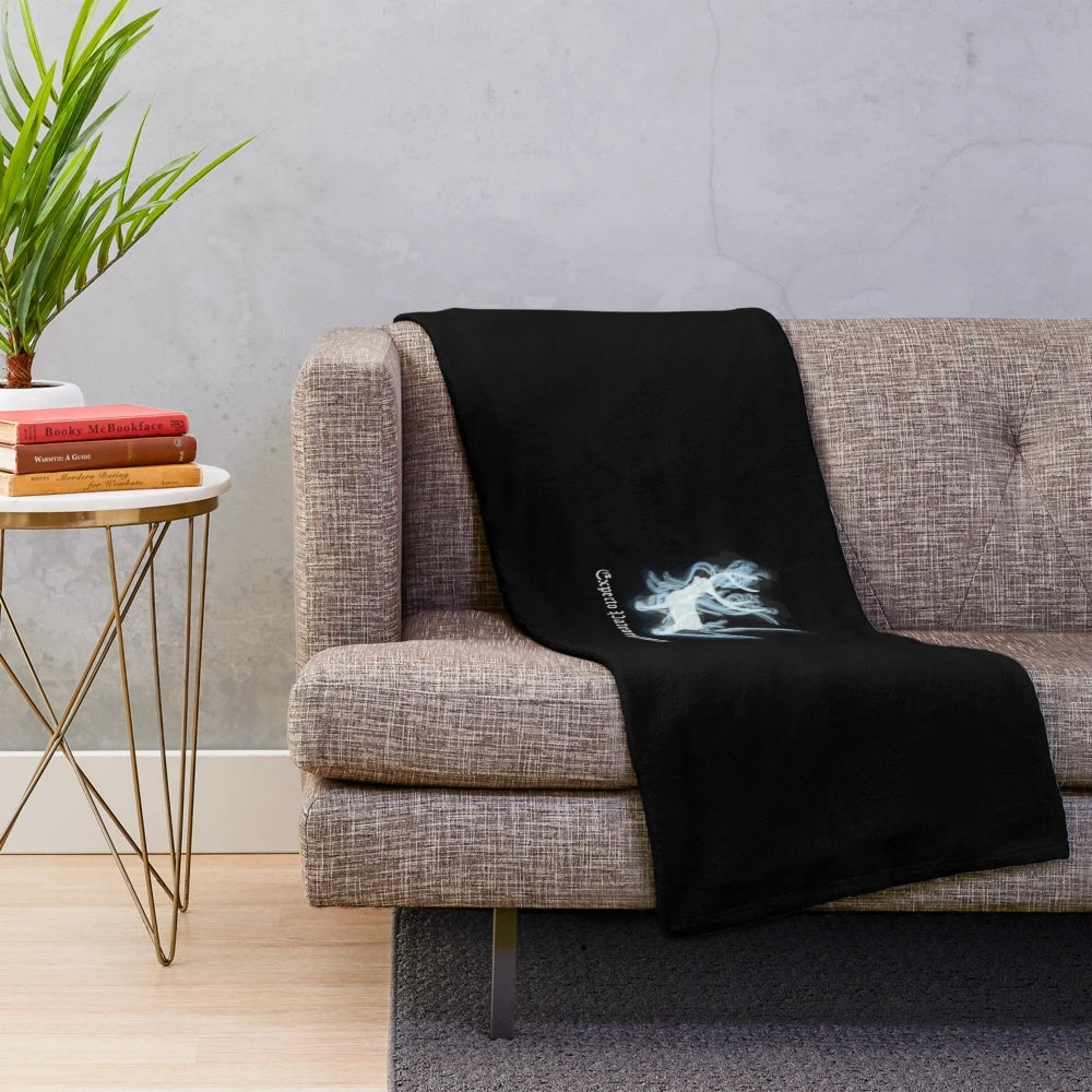 Expecto Patronum plush blanket with cozy and soft material