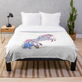Magical fantasy unicorn plush blanket