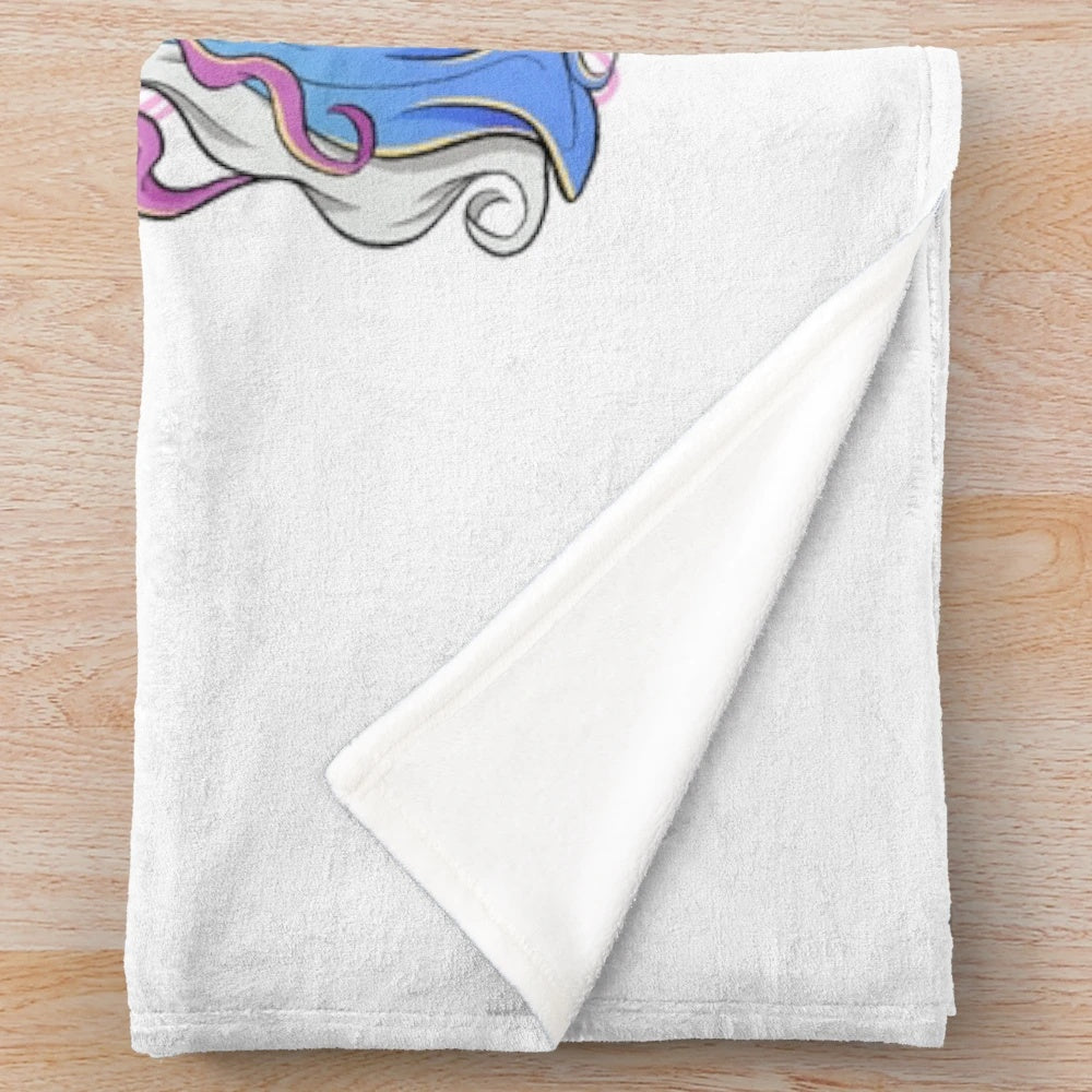 Magical fantasy unicorn plush blanket