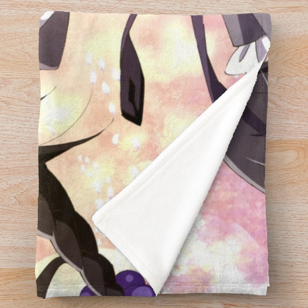 Madoka and Homura anime-inspired plush blanket