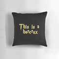 A plush and cozy harry potter horcrux-themed decorative pillow
