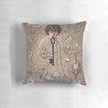 Magical Harry Potter-inspired sticker pillow with wizard, owl, and magic motifs