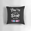 Whimsical Pillow with Luna Lovegood Inspired Wizard Glasses Design