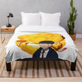 Mashle anime-inspired profiterol plush blanket with magical power and strength