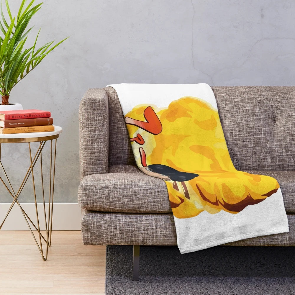 Mashle anime-inspired profiterol plush blanket with magical power and strength