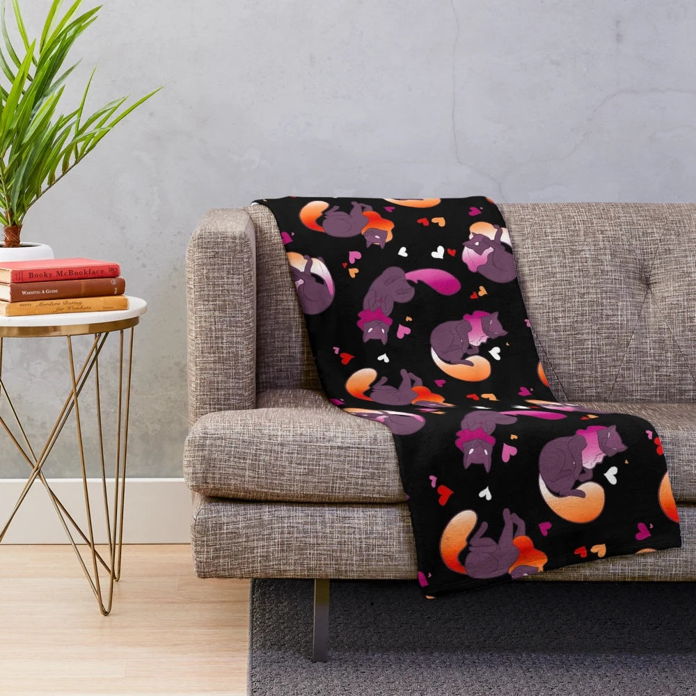 Soft and cozy plush blanket featuring the character Melog from the LGBTQ+-inclusive TV series She-Ra and the Princesses of Power