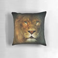 Decorative throw pillow featuring a lion design inspired by the Chronicles of Narnia series