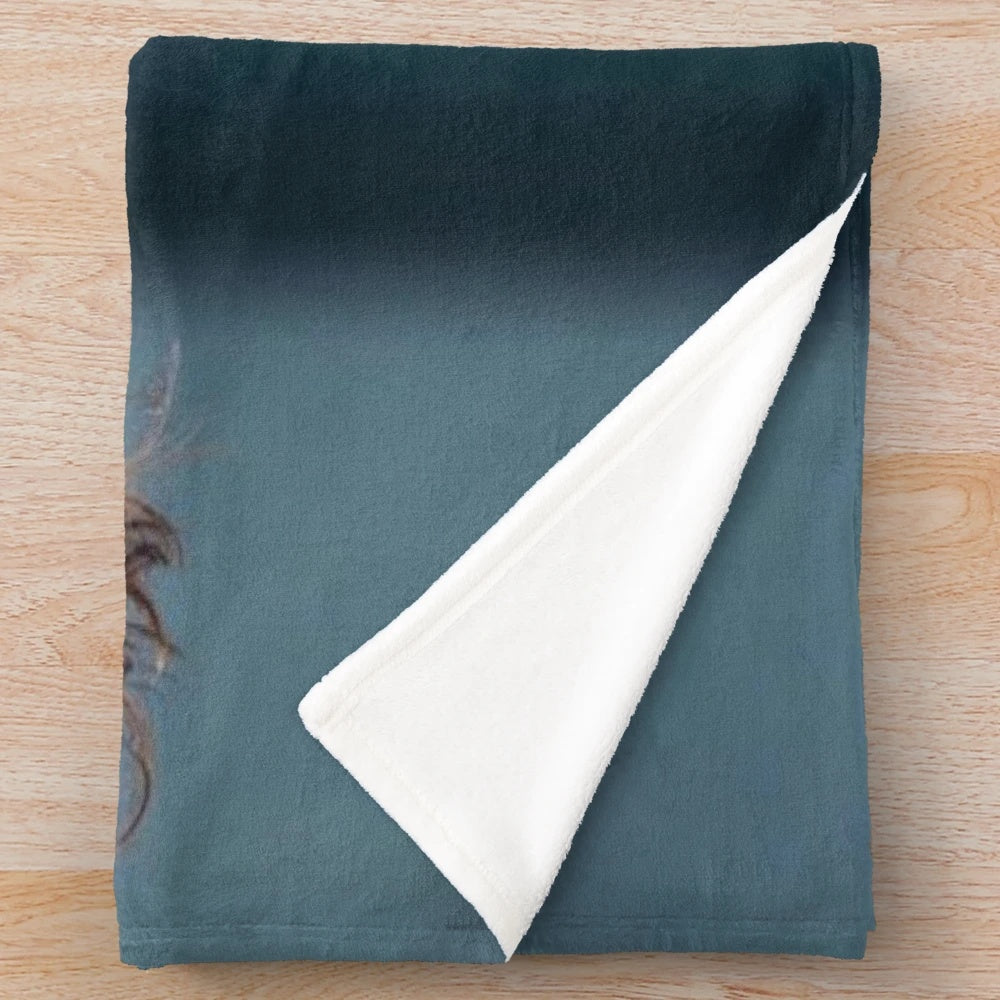 Tom Felton Draco Malfoy inspired plush blanket