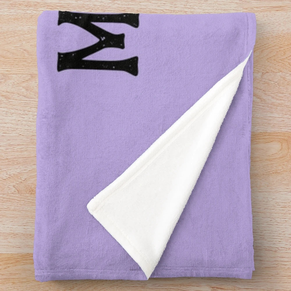 Soft, pink and purple magical plush unicorn blanket