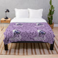 Cozy plush unicorn blanket with a dreamy, magical design