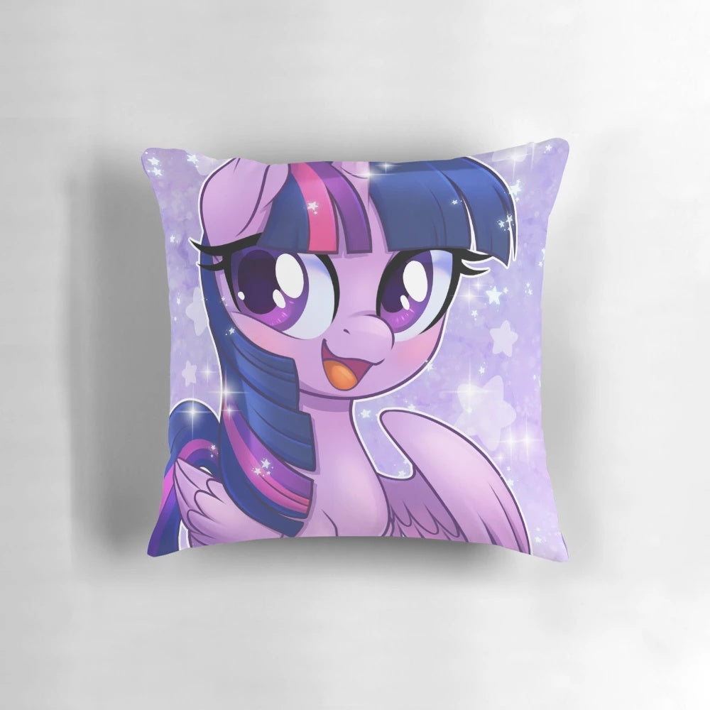 Plush Princess Twilight Sparkle Pillow with Sparkling Stars