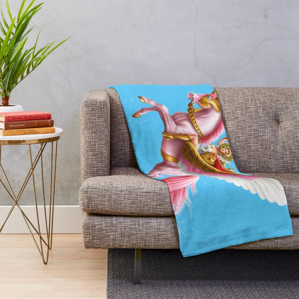 She-Ra Plush Blanket featuring the Princess of Power from the 1980s animated series