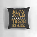Stay Wild Moon Child Pillow - Witchy Astrology Decor for the Home