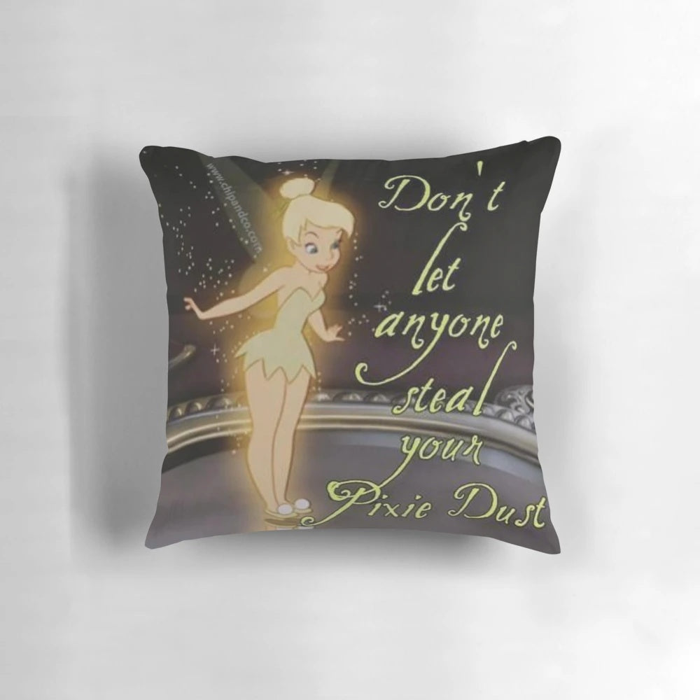 Tinkerbell 15-inch decorative pillow with fairy design