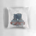 Plush pillow featuring the iconic Hogwarts Express train for a magical Harry Potter-inspired decor