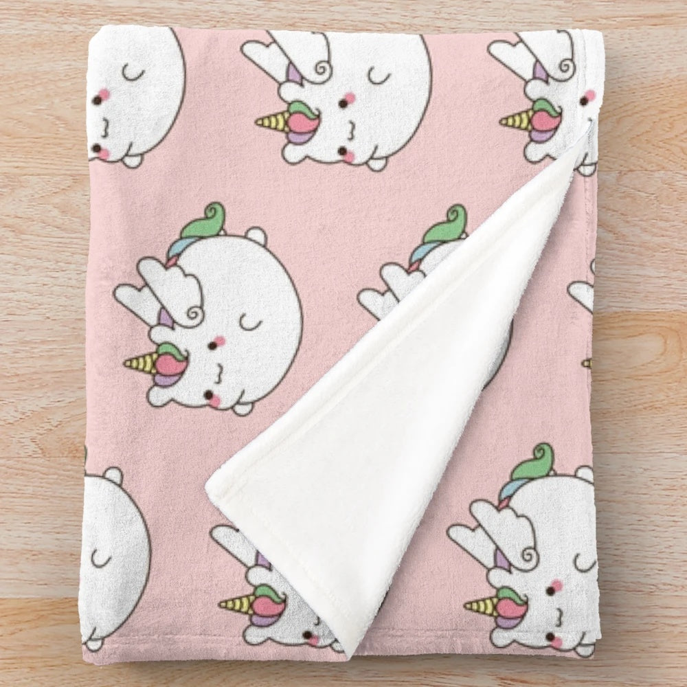 Soft and Cozy Plush Unicorn Blanket