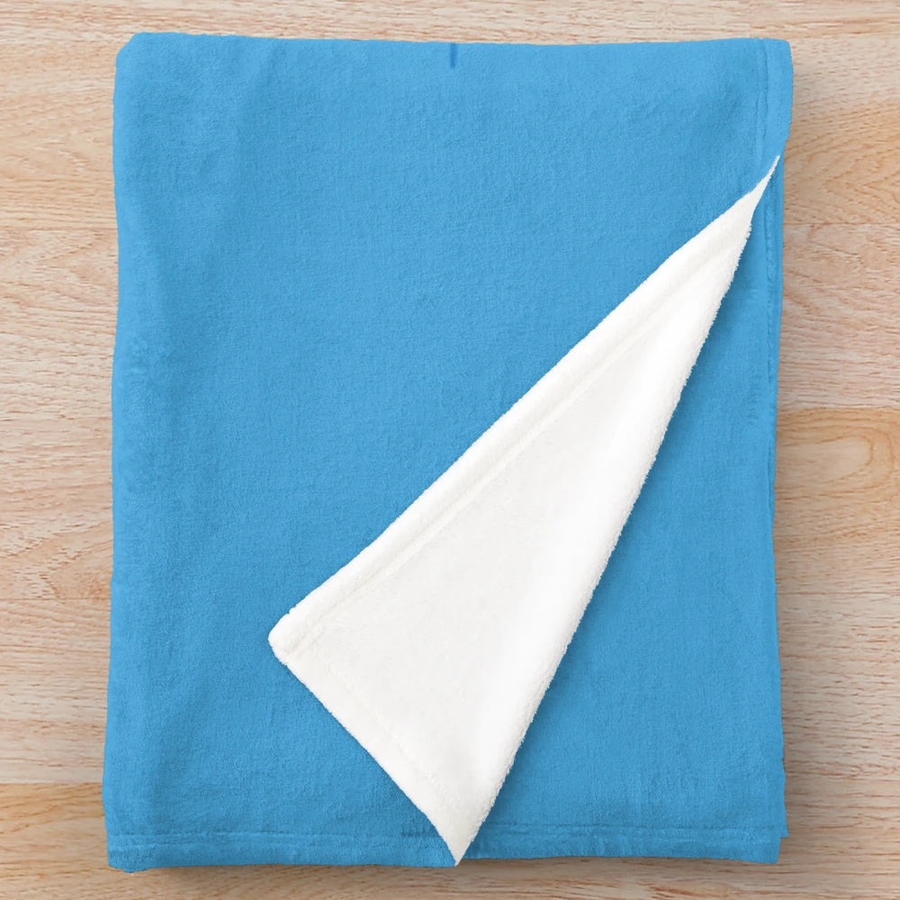 Magical unicorn plush blanket with a whimsical farting unicorn design