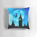 Vibrant watercolor design of Mary Poppins on a soft, comfortable pillow - perfect for adding magical touches to your home decor.