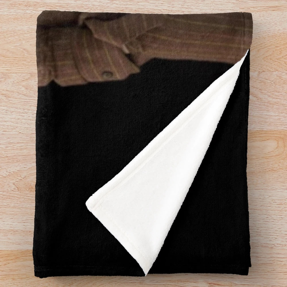 Harry Potter inspired plush blanket featuring the Weasley twins, Fred and George