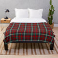 Maguire Inspired Red Tartan Plush Blanket