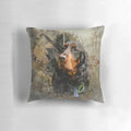 Elegant Gordon Setter dog in a natural setting, perfect for bird hunting enthusiasts.