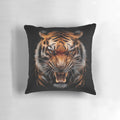 Magnificent tiger resting on a plush pillow, perfect for nature lovers
