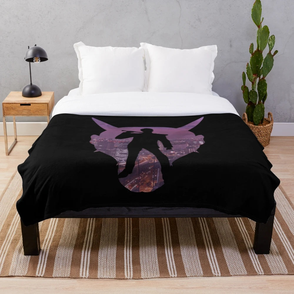 Majima inspired plush blanket with Yakuza and anime design