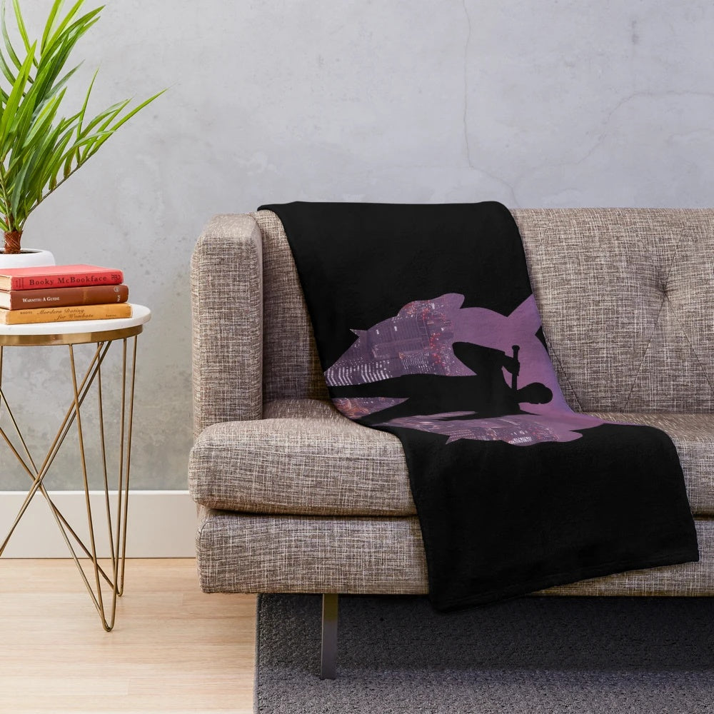 Majima inspired plush blanket with Yakuza and anime design