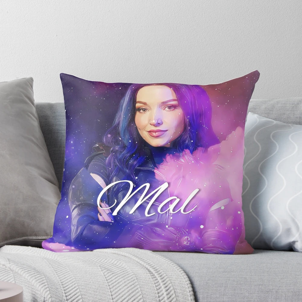 Mal Purple Queen Inspired Descendants 3 Pillow