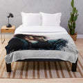 Malec Shadowhunters inspired plush blanket featuring Alec and Magnus