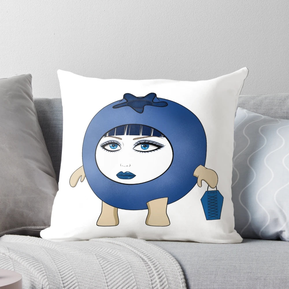 Mana Sama Blueberry Malice Mizer inspired anime decorative pillow